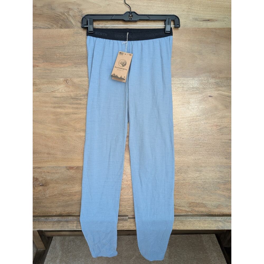 Duckworth Leggings Womens XS Light Blue Maverick Grown Spun Knit High Waist NWT